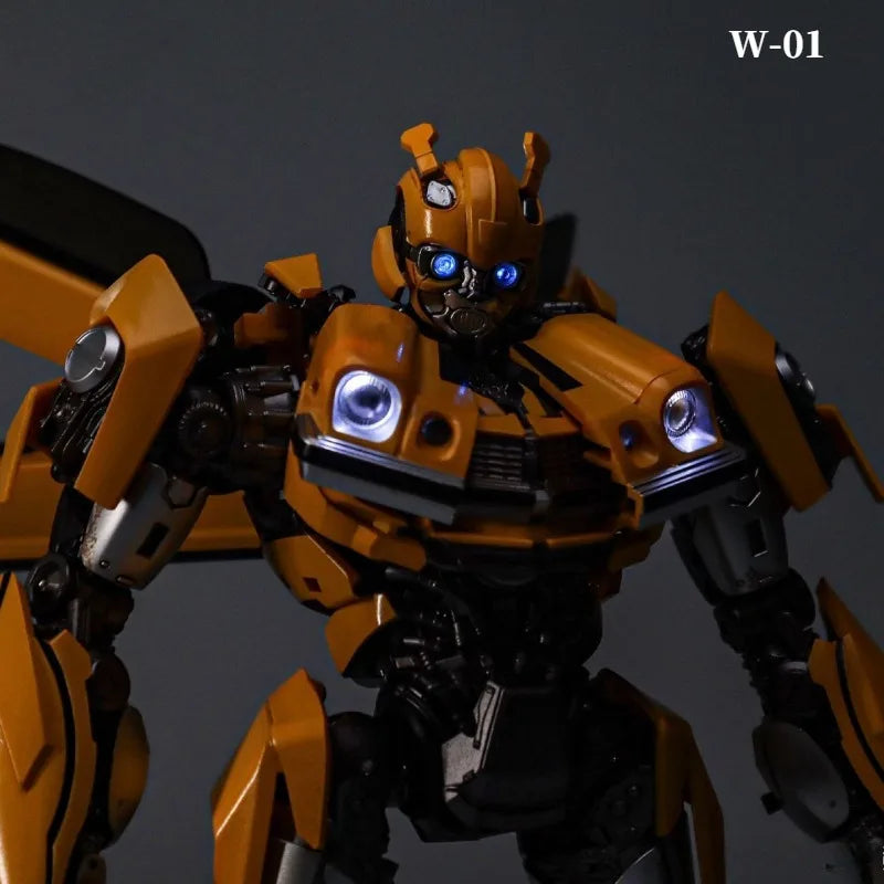 【Neu】Transformationsspielzeug W-01 W-01 Biene Bewegliches Roboter Modell Legierung Version Auto Modell Spielzeug Geschenk Sammlung [Sofort lieferbar]