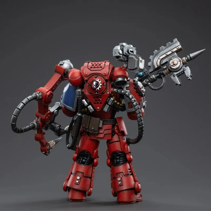 JOYTOY Warhammer 40K 1/18 Action Figure Ultramarines Primaris Techmarine Anime Military Model Decor Collectible Desktop Ornament