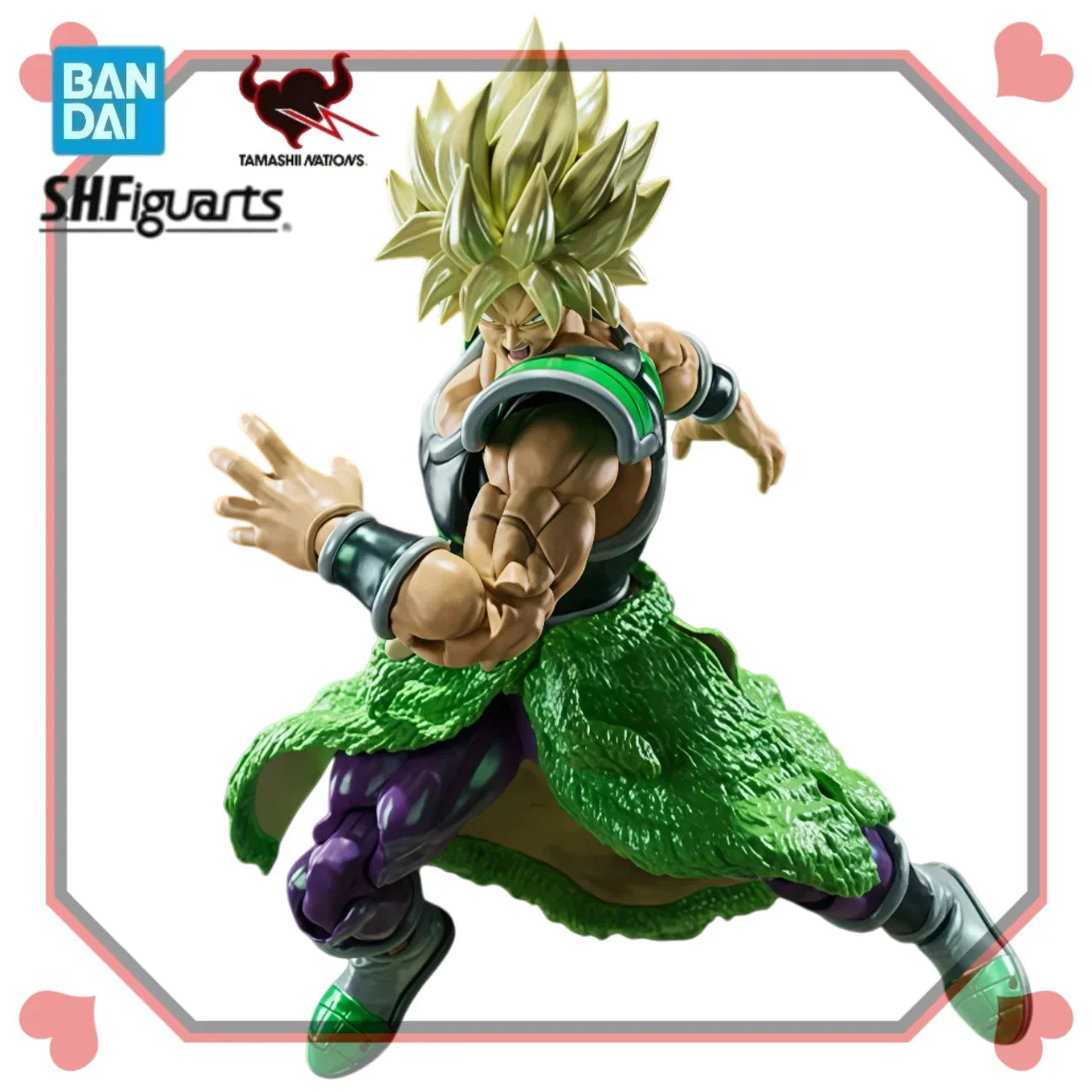 High-end BANDAI S.H.Figuarts Anime Figure Dragon Ball Super: Broly - Super Saiyan Broly - Exhibition Limited Edition - 190mm
