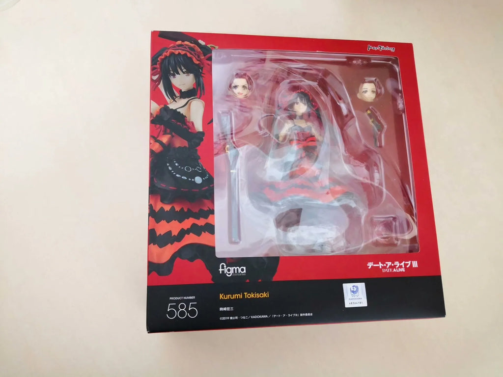 In Stock 100% Genuine GSC Figma 585 Date A Live Kakyoin Kugami 1/12 Action Figure 6inch Full Set Model Toys