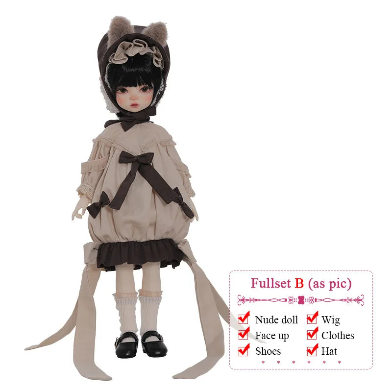 JOYBJD Niki BJD Doll 1/6 Fullset 29cm Anime Figure Style Resin Toy DIY Gift