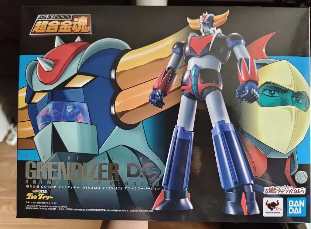 Original Bandai Soul of Chogokin D.C Anime Color Version in Stock GX-76SP Grendizer Figure Action Action Anime Funine Model Box