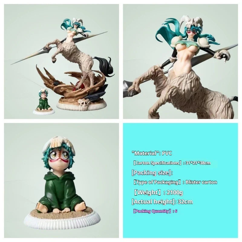 Bleach Figure Pretty Lovely Girl Custom Figure Resurrected Centaur Knight Pvc 32cm Collectible Statue With Action Figure Decor
