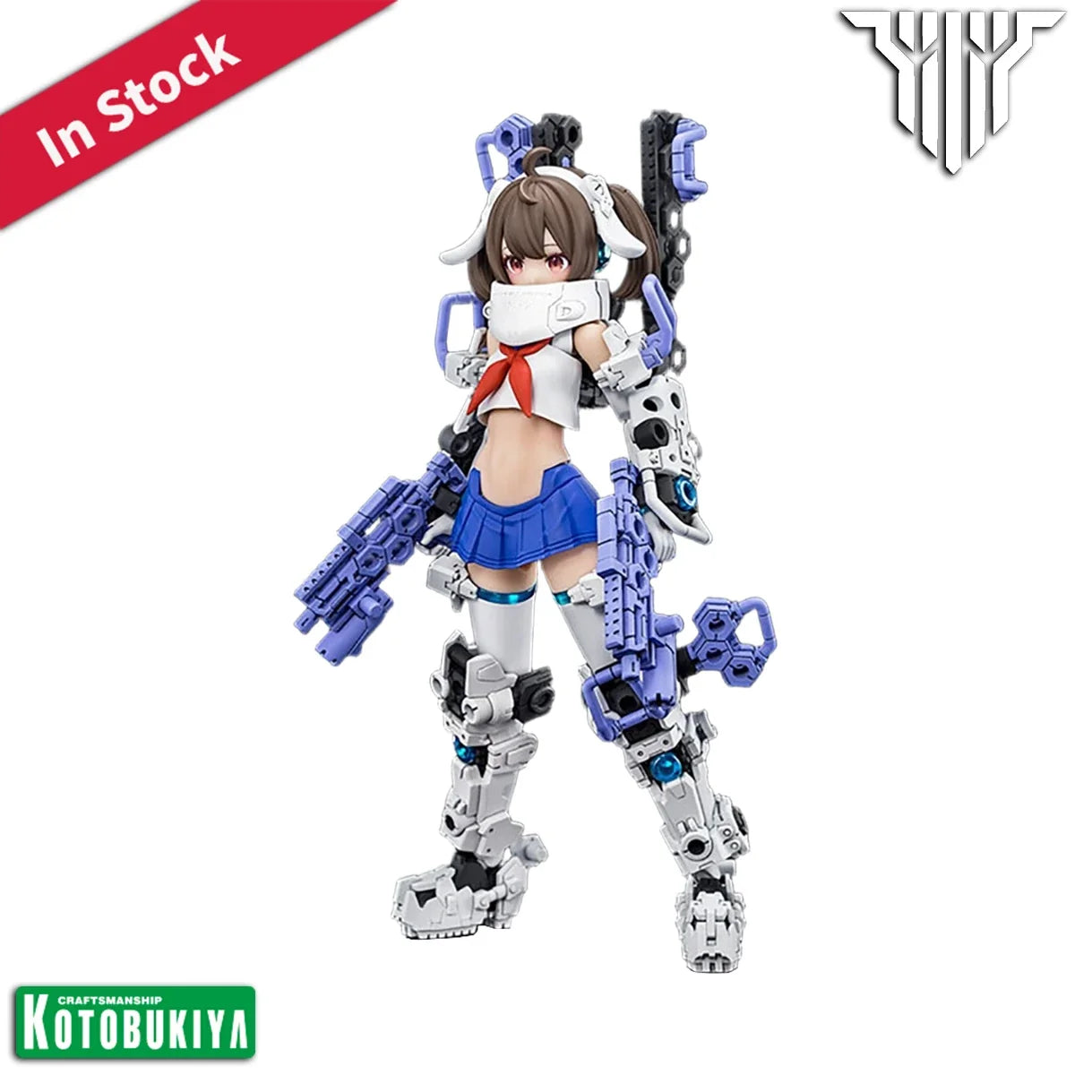 In Stock Genuine Kotobukiya Model Kits Megami Device Buster Doll Gunner 1/1 H=160mm Assembly Model Action Mecha Girl Collection