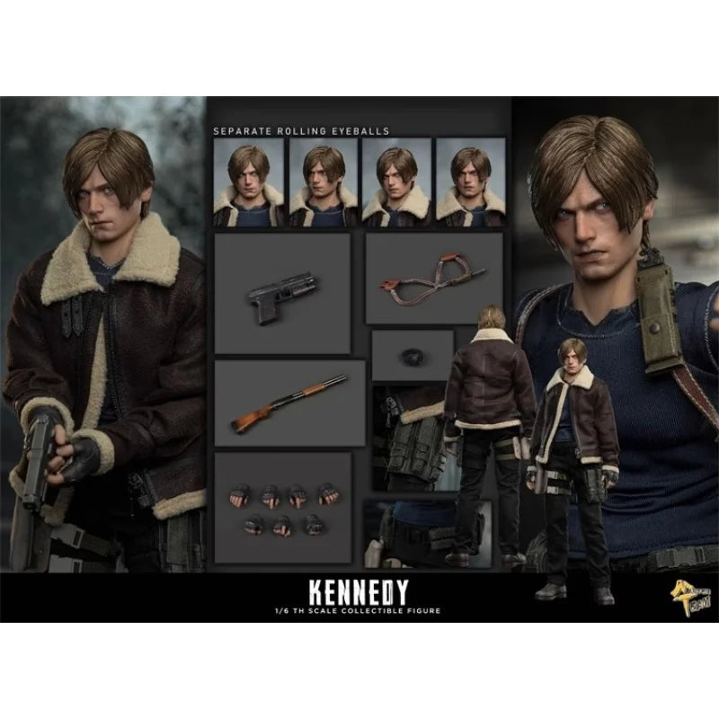 In Stock MTTOYS017 1/6 Residentevil Leon S. Kennedy Action Figures 12inch Scale Collectable Model Surprise Xmax Toy Gift