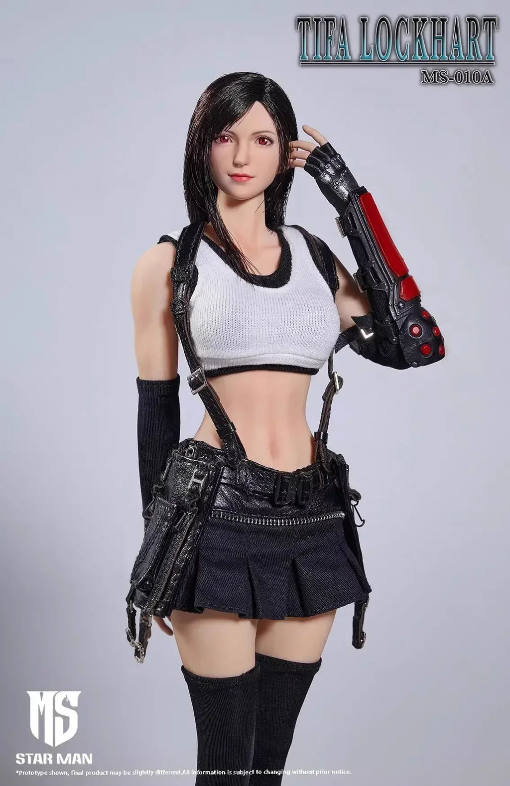 In Stock STAR MAN MS-010 1/6 Tifa Movable Eyes Action Figure 12'' Female Soldier Figurine Full Set Collectible Model Toy