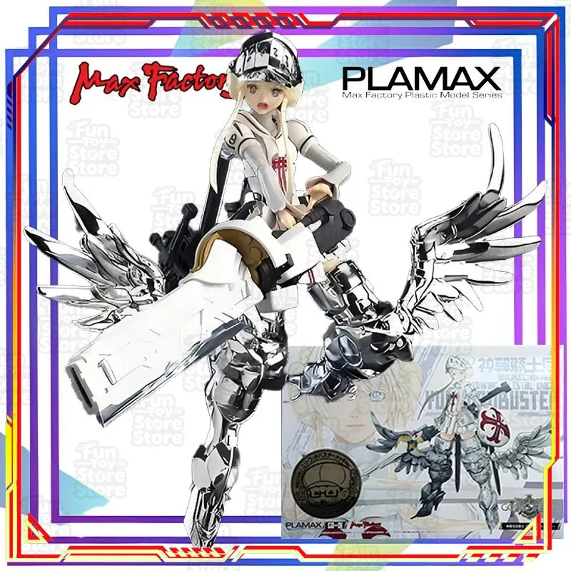 Max Factory PLAMAX Göttlicher geflügelter Himmelsritter Gottestöter Yuri versilberte Actionfigur Bausatz Modell Spielzeug Sammlerstück