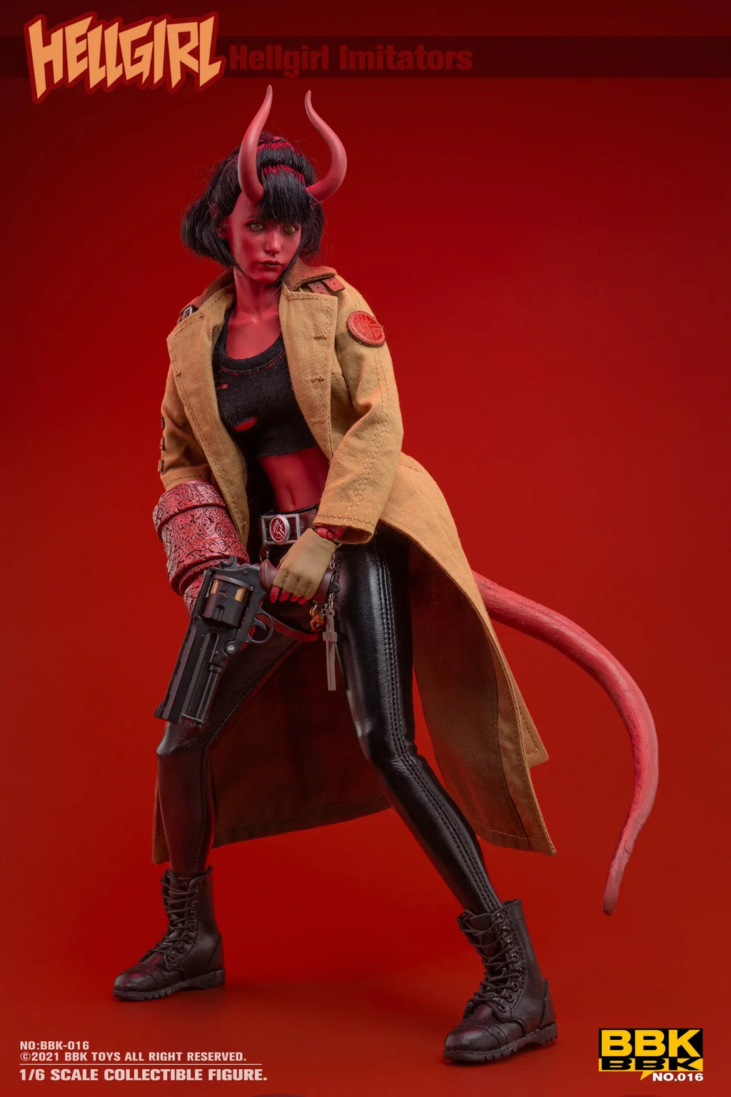 BBK Toys Original Genuine Demon Hell Girl Imitators BBK016 Sophia 1/6 Ratio Action Joint Mobility Figure Model Toys Gifts To Boy