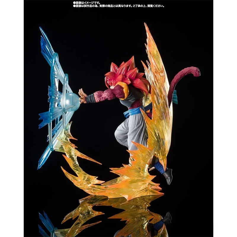 100%Original in Stock Bandai Figuarts ZERO Dragon Ball Super Saiyan 4 Gogeta Anime Character Assemble Toy Model Collection Gift