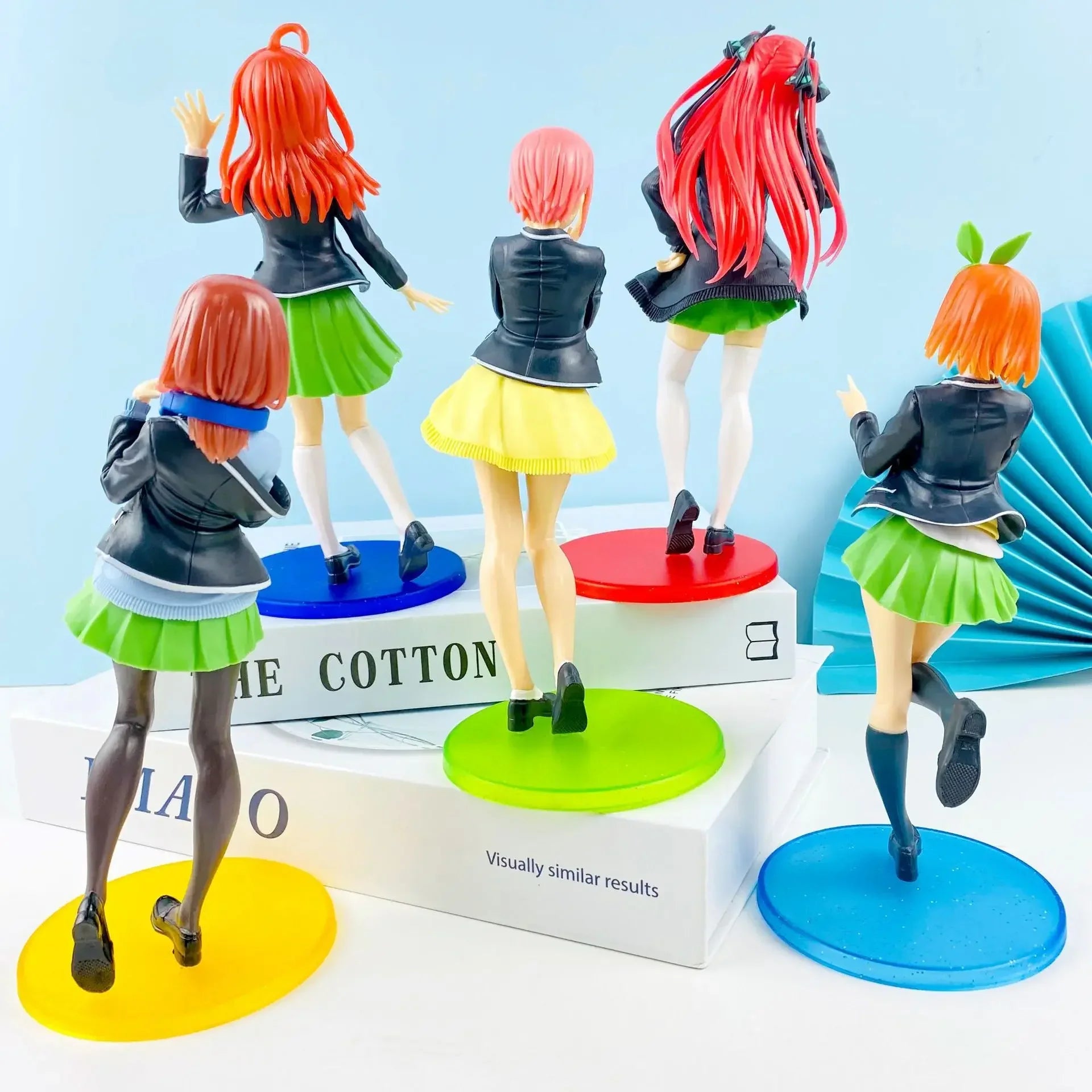 The Quintessential Quintuplets Anime Figures Nakano Ichika Nino Itsuki School Uniform Standing Static Collection 20CM PVC Toy