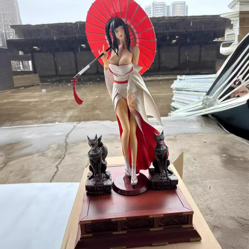 60cm NARUTO Figures Hyuga Hinata Action Figurine Ver. GK Anime Action Collection PVC Figure Statue Model Toys for Kids Gifts