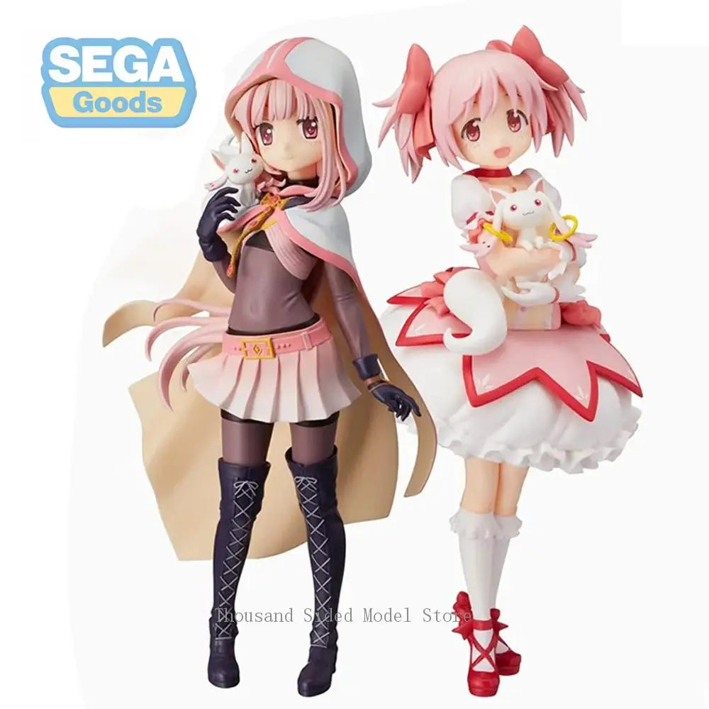 In Stock SEGA Kaname Madoka Tamaki Iroha Anime Puella Magi Madoka Magica Kawaii Action Figure Anime Model Collectible Toys 24Cm