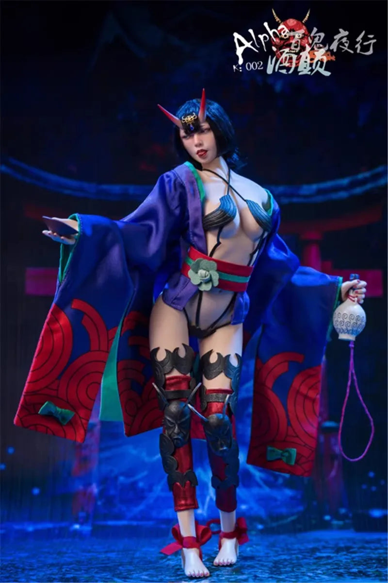 ALPHA K002 1/6 Soldatin Japanisches betrunkenes Mädchen Komplettset 12'' Figur Modell Spielzeug Auf Lager