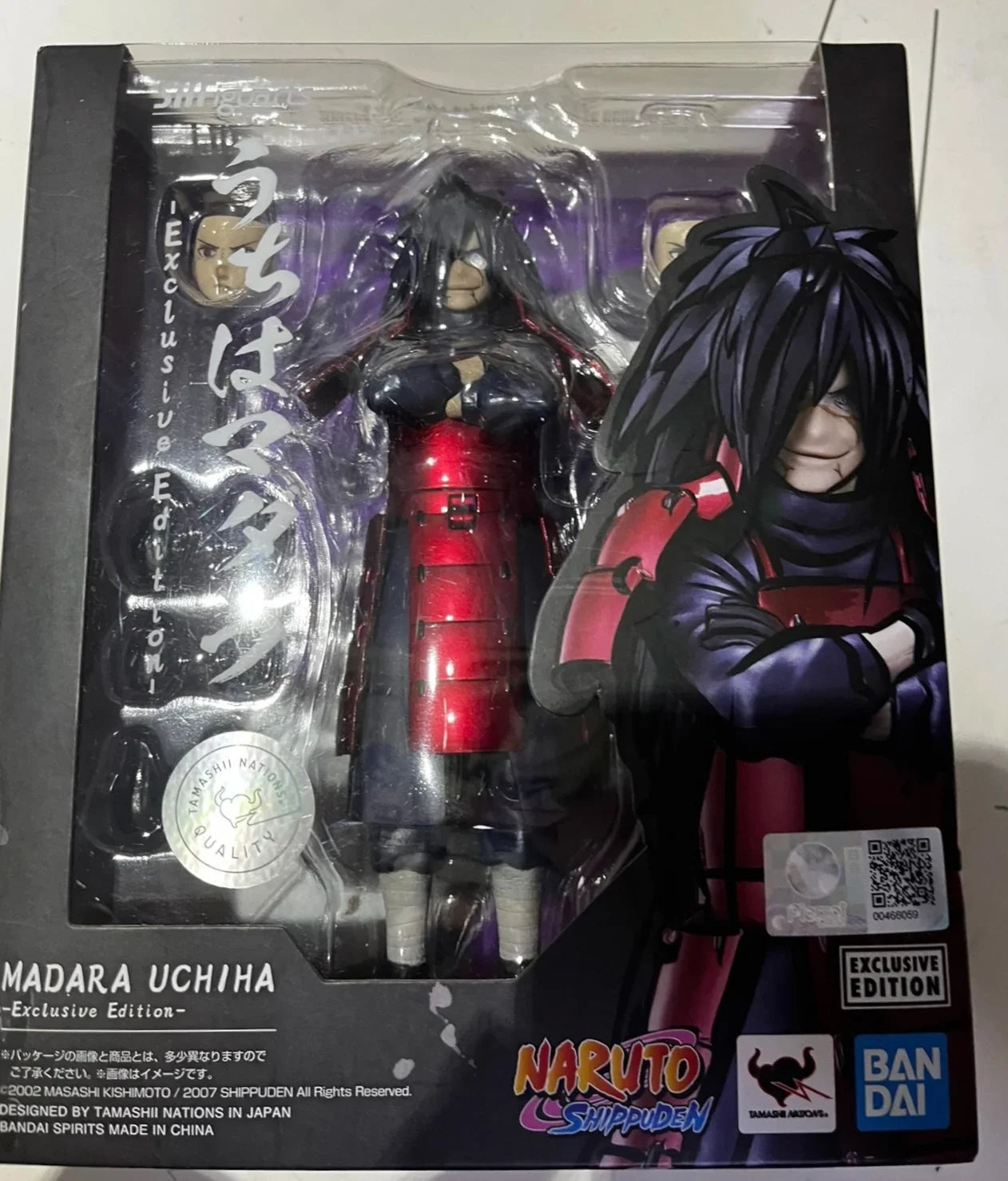 In Stock Original BANDAI S.H.Figuarts Naruto Uchiha Madara Exclusive Edition in Stock Anime Action Collection Figures Model Toys