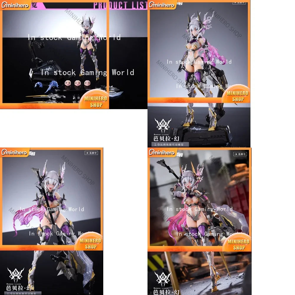 In Stock Original Nuclear Gold Reconstruction WF Vendor Exclusive Barbera Fantasy 21cm Anime Action Figure 1/9 Scale Movable