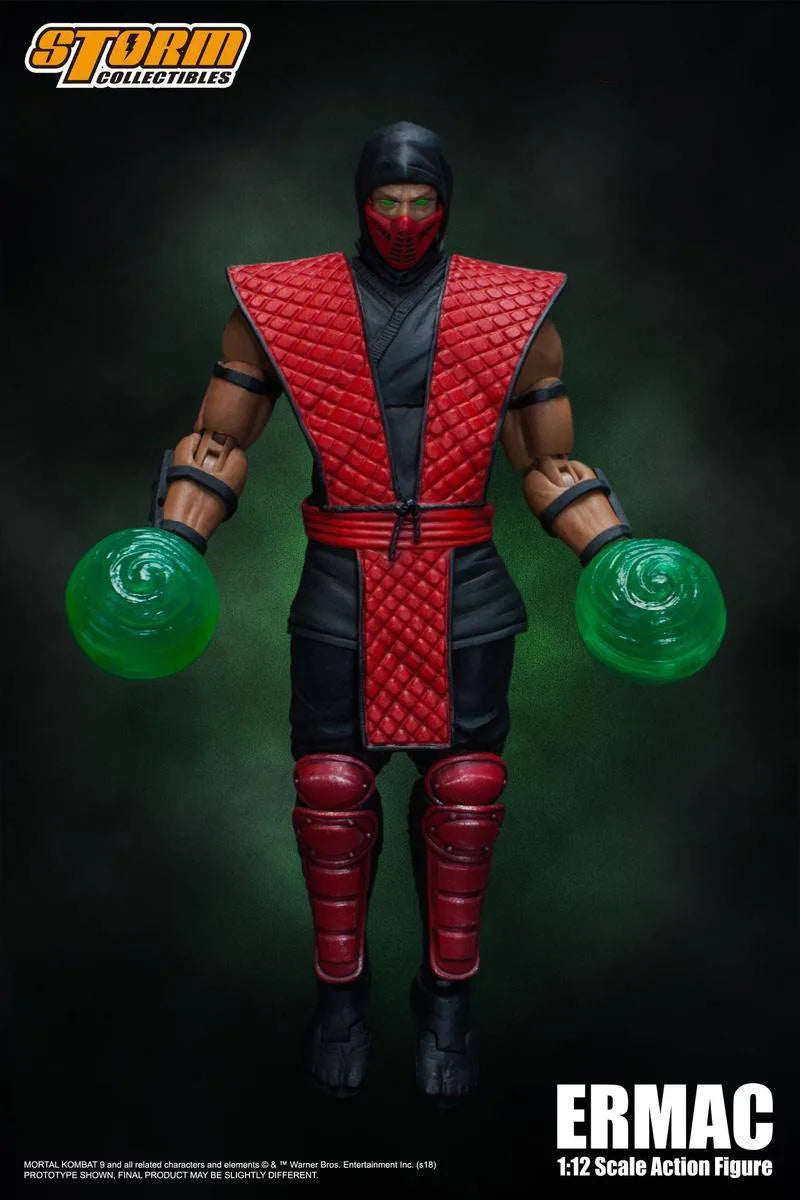Storm Toys 1/12 Noob Saibot Rain Ermac Fighting Game Doll Series Men Soldier 6'' Action Figure Best Boys Collection Gift
