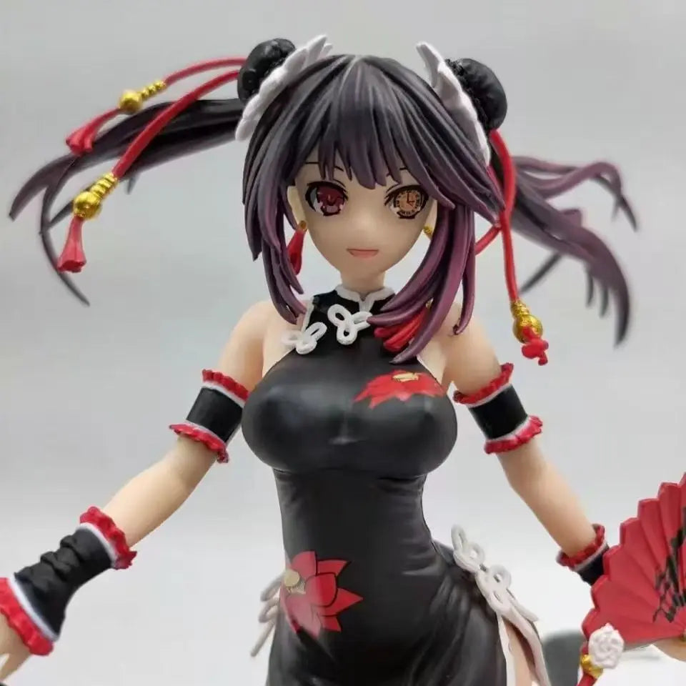 21cm 8.2 inch Anime Tokisaki Kurumi Figures Pvc Statue Desktop Ornamen Collection Statue Model Decoration Room Desk Toys Childre
