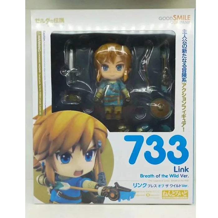 The Legend Of Zelda Breath Of The Wild Ver. 733 733-DX Link Action Figure 10cm Mini PVC Figurine Of Zelda Pvc Figure Statue Mode