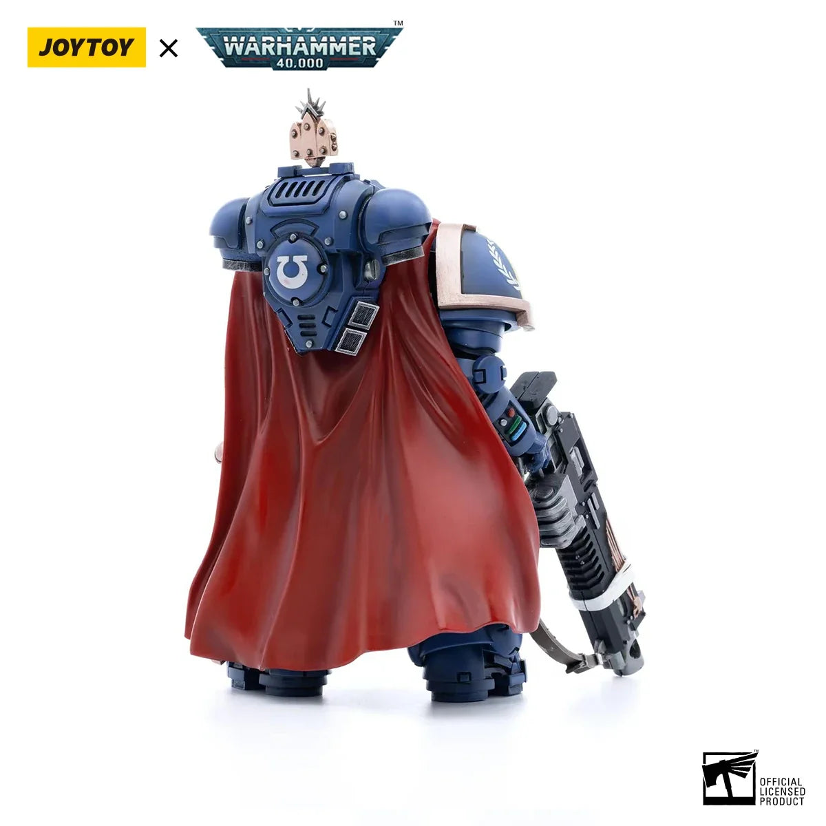 JOYTOY Warhammer 40K 1/18 Action Figure Ultramarines Captain with Master-crafted Heavy Bolt rifle Anime figures Toys