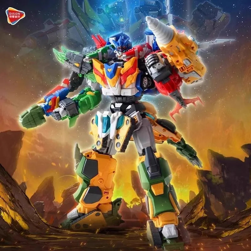 8 in 1 Transformation Toys Robot Car Plastic Model Toys Action Figure Anime Movie Series ABS 35CM Children Birthday Gift