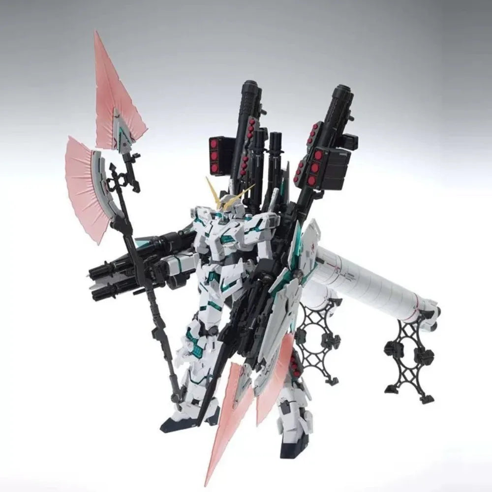 Original Genuine Model BANDAI MG149 1/100 FULLARMOR Unicorn Gundam Ver.Ka Assembly Action Figure Anime Figurine Collections Toys