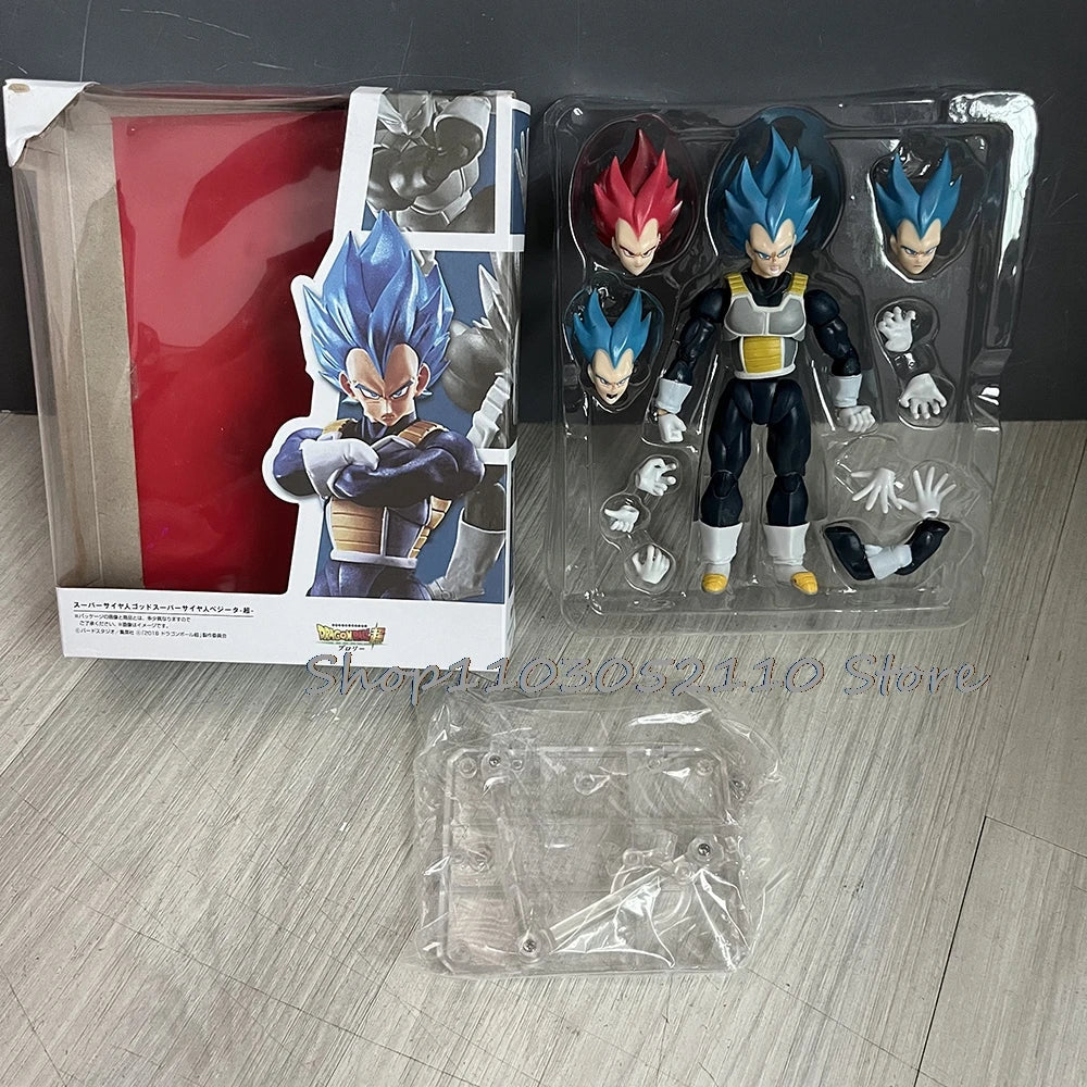 Anime Dragon Ball Z Super Saiyan Vegeta Majin Vegeta Action Figure Shf Superhero S.H.Figuarts Figure Toy Model Birthday Gift