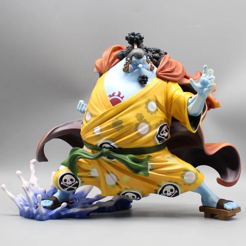 One Piece Jinbe Figurine GK Oka Shichibukai Jinbe Action Figures PVC 26cm Anime Collection Model Toys Birthday Children Gifts