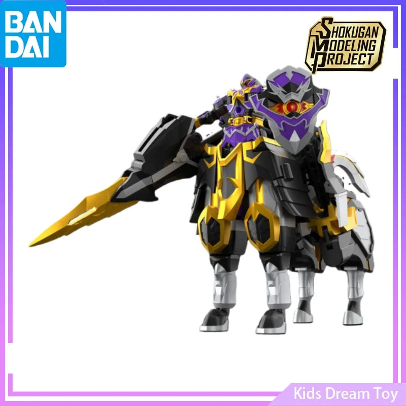 Assembly Bandai in Stock Original SMP Mahou Sentai Magiranger Anime Figures -Magic Wolf Caesar- Action Figures Toys Collectible