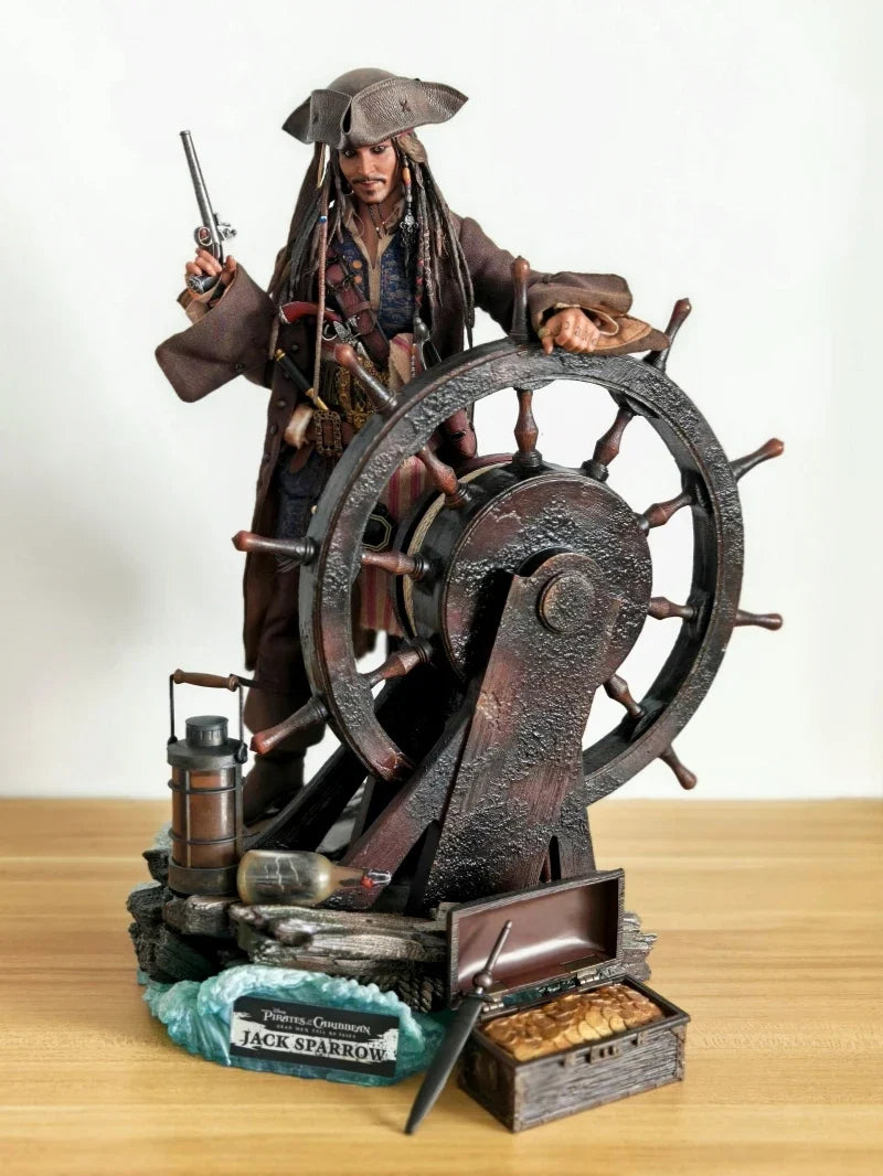 In Stock Captain Jack 1/6 Movable Action Figure 30cm Jack Pirates Caribbean Collection Ornaments Genuine Model DX37 DX38 DX39