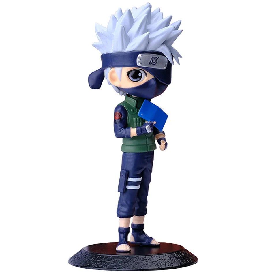 6pcs-set Anime Naruto Figures Sakura Action Uchiha Gaara Kakashi PVC Model Figurines For Decoration Collection Gift Toys 15cm