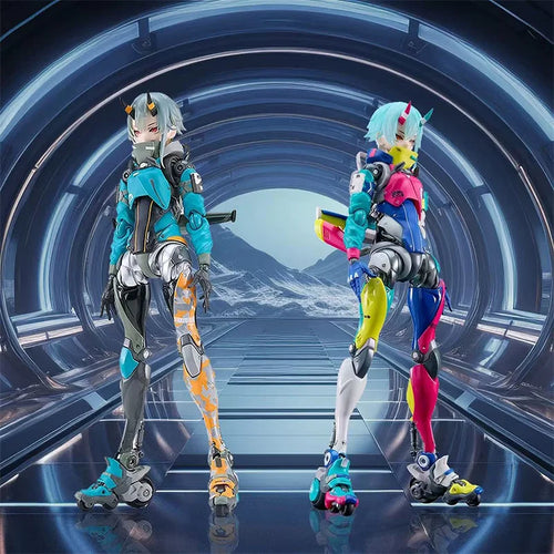 100% Original Max Factory Shojo Hatsudoki Motored Cyborg Runner SSX 155 Psychedelic Rush Downtown Trek In Stock Anime Model