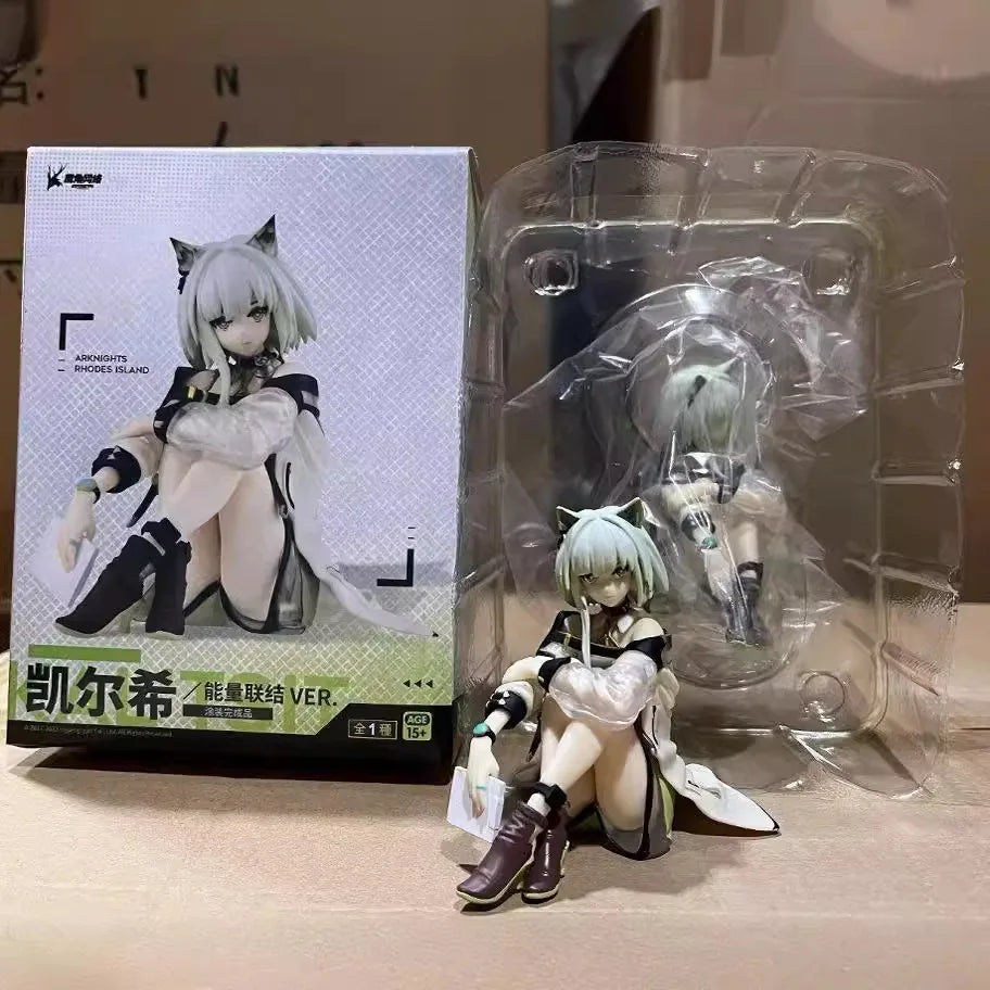 2025.FuRyu Jogo Arknights Figuras de Ação Kal'tsit Girl Pvc Action Figure Modelo Coleção Brinquedo 10cm