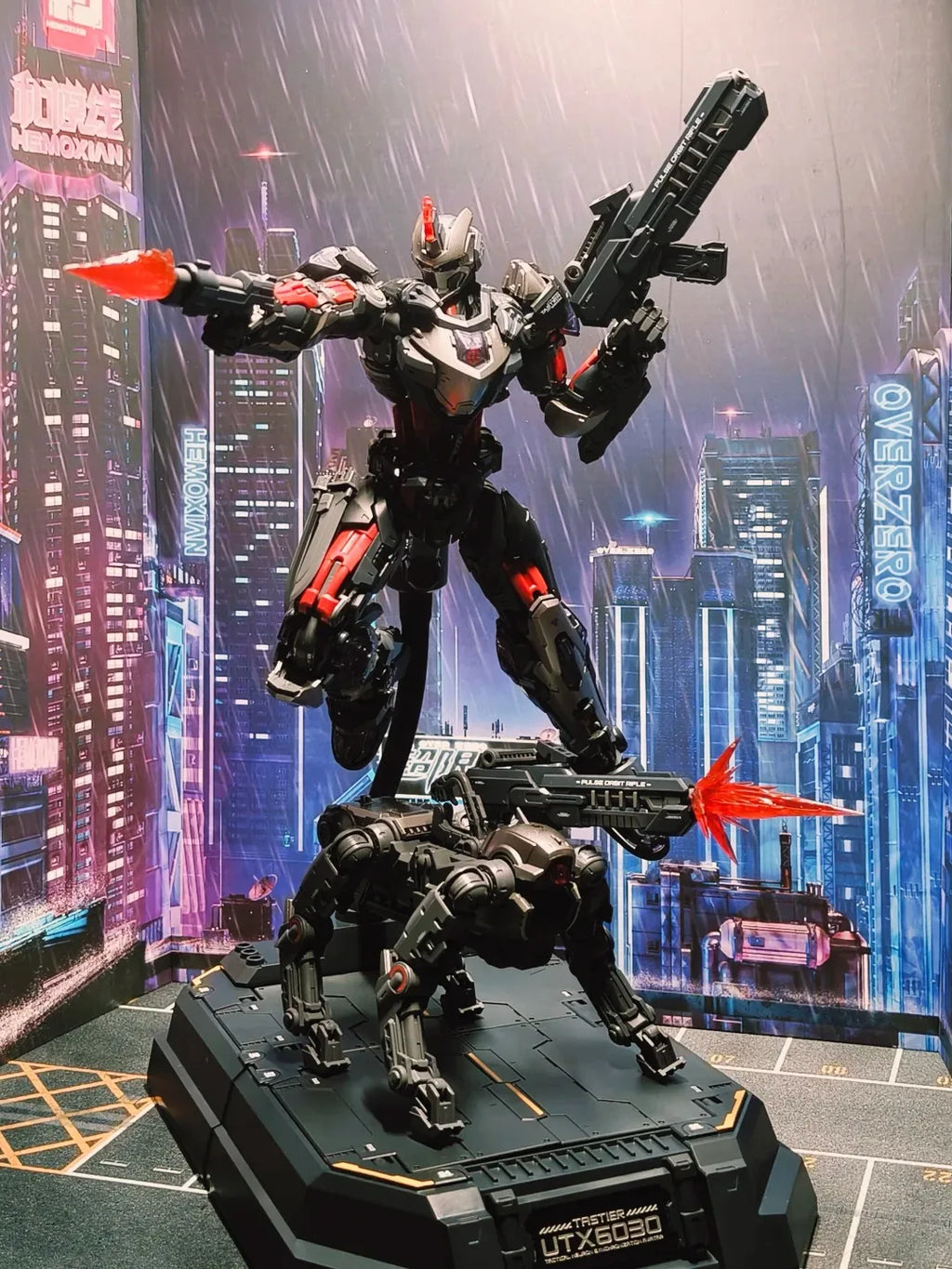 Zero Limitless Tastir 1/10 Assembly Model Kit Action Figures Transforming Mecha Toy Comes With Mechanical Dog Desk Ornament Gift