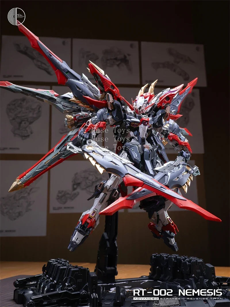 In stock Infinite Dimension Infinite Nova Nemesis 1/100 10th Anniversary Original Mecha Trendy Assembly Model Toy First Batch