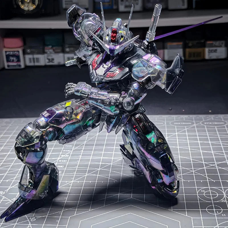 【New product】KUNLUN FM 1/100 FENGLING Mercury Witch laser color scheme with cockpit Assembly Model Kit Action Figures Toy Gift
