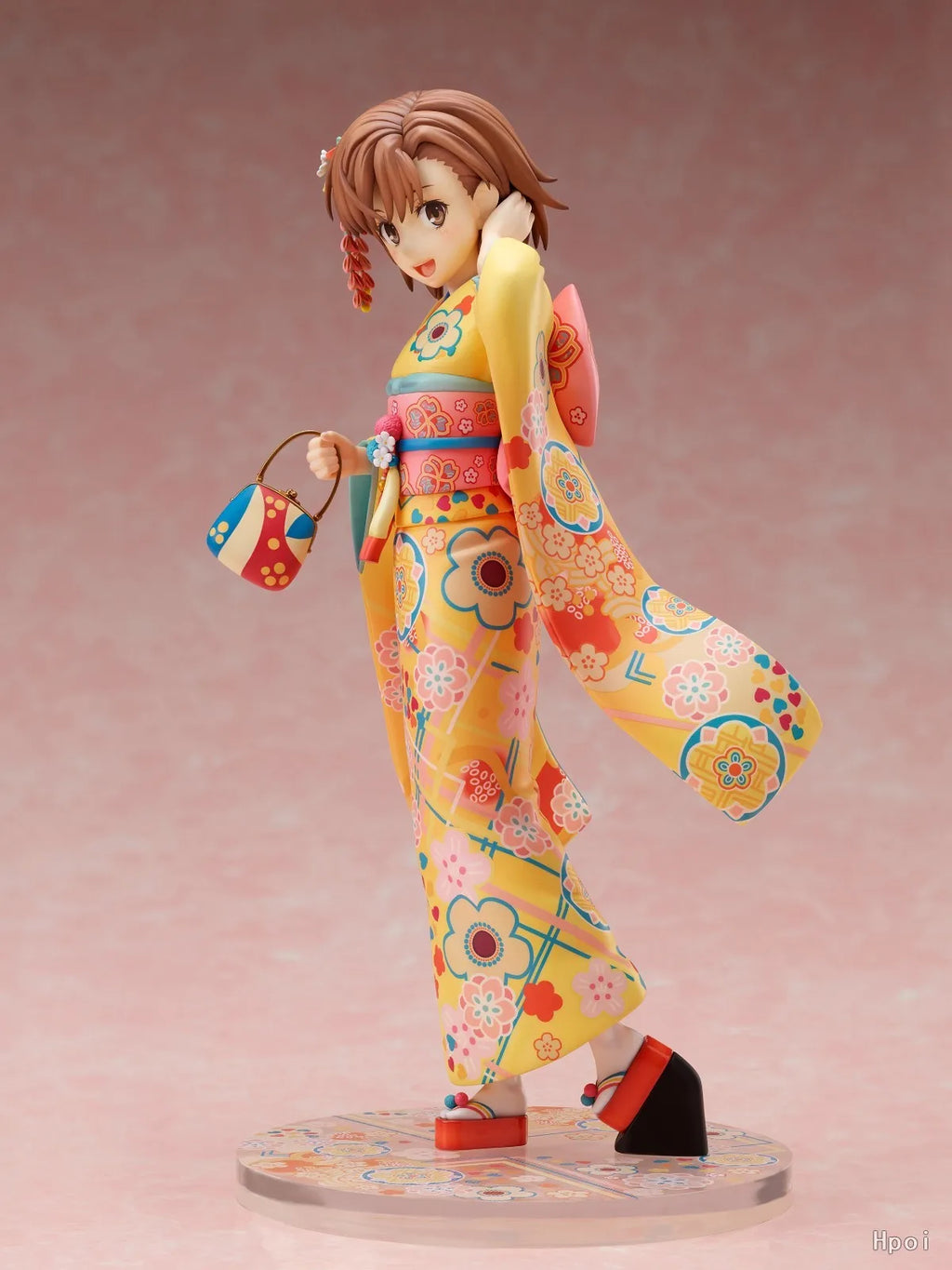 【Original】F:NEX Toaru Kagaku No Railgun T Misaka Mikoto Long-sleeved Kimono 1/7 Scale Figure Model