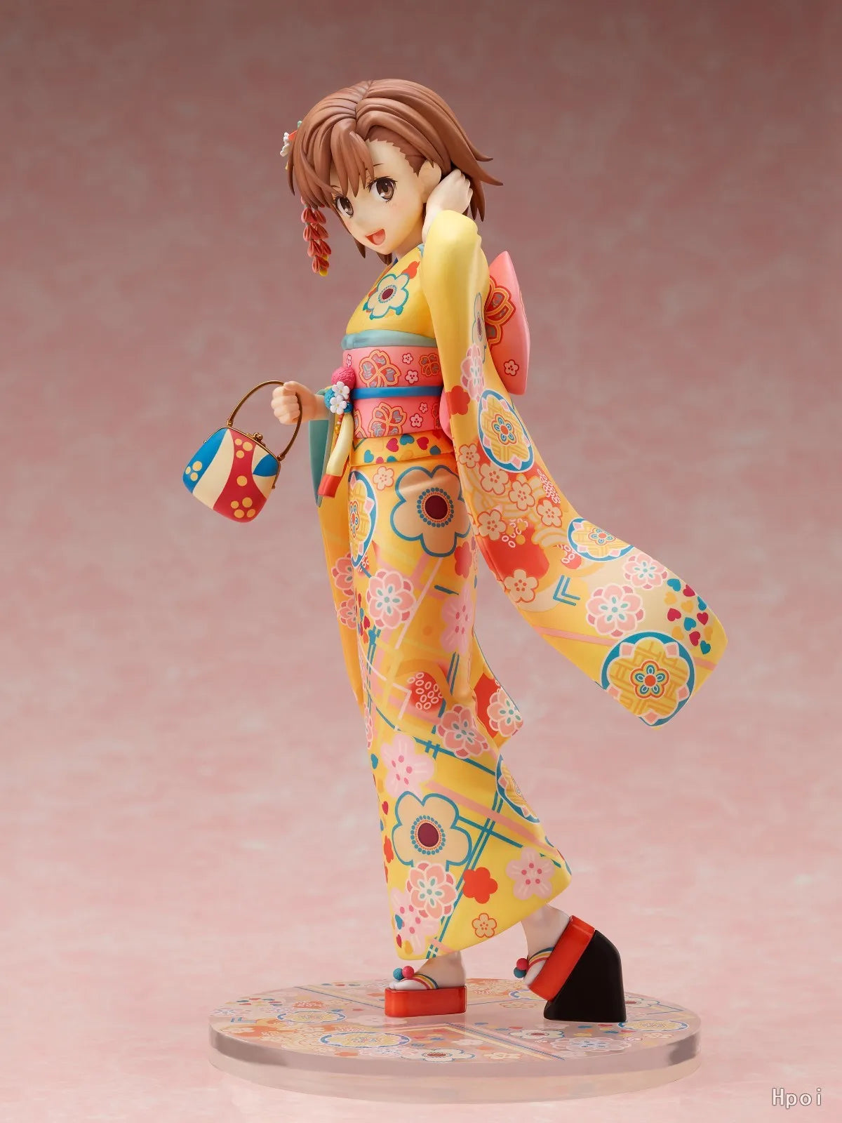 【Original】F:NEX Toaru Kagaku No Railgun T Misaka Mikoto Long-sleeved Kimono 1/7 Scale Figure Model