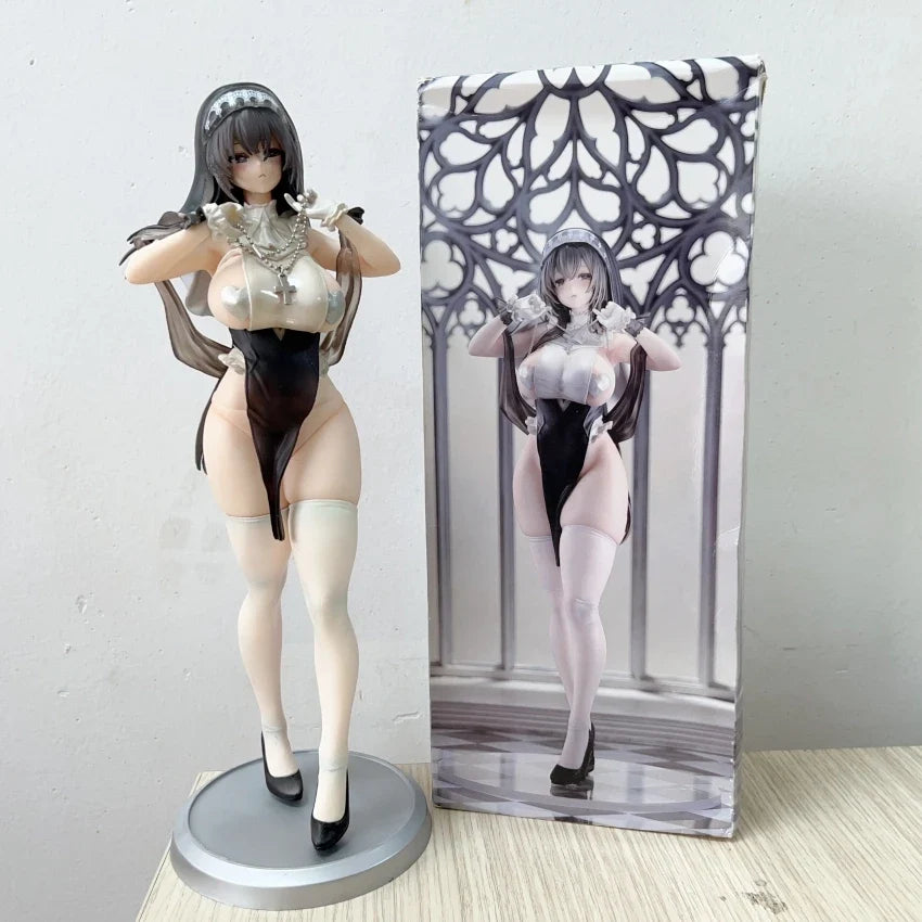 28cm Pure Vibrastar Seishori Pray Sister Girl Hard Anime Fiugre Pvc Action Figure Model Statue Model Collection Toys Doll Gifts