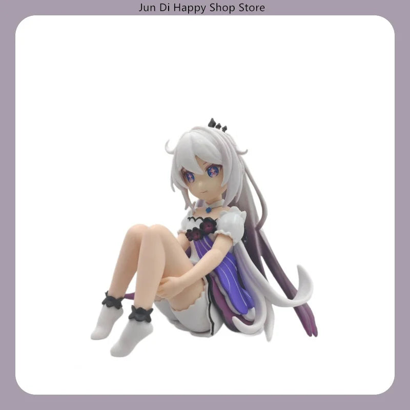 Honkai Impact 3rd Kiana Kaslana Herrscher of Finality Chibi Version 10cm Sitting Pose Anime Figure Statue Desktop Decoration
