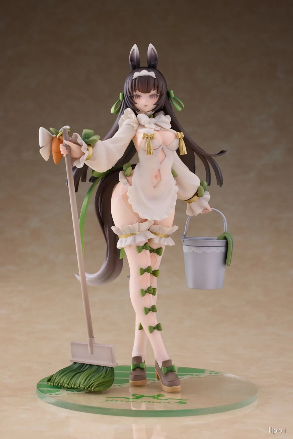 【In Stock】Original AOWOBOX MAGI ARTS HMTI Extra-race Ma Niang Maid Outfit Little Green 1/7 Scale Anime Figure Model Toys