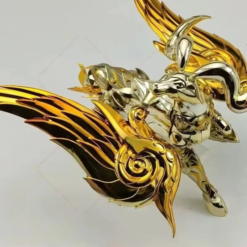 Metal Club/MC Saint Seiya Myth Cloth EX Aries Mu SOG With Totem/Object Gold Knights of the Zodiac Action Figure In Stock