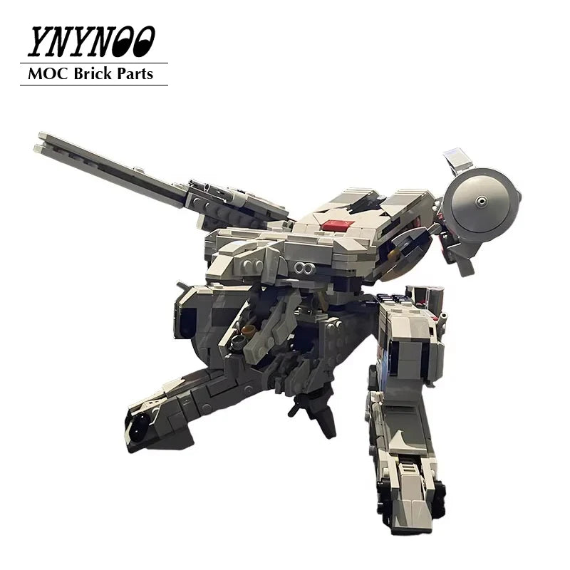 MOC Metal Gear Rex Building Blocks Model DIY MOC Icons Series 582PCS Mech Robotics Creative Kids Toys Gift Solid Assemble Bricks
