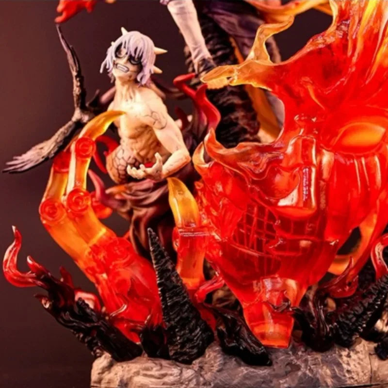 40cm Uchiha Itachi NARUTO Animation Peripherals Emit Light Yakushi Kabuto Model Figure Decoration Festival Craft Toy Collections