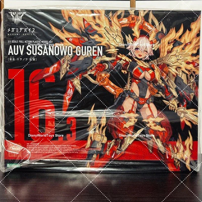 100% original Kotobukiya Megami Device 1/12 Mecha Girl Plamo KP745 AUV Susanowo Guren Genuine In Stock Figure Model Toys