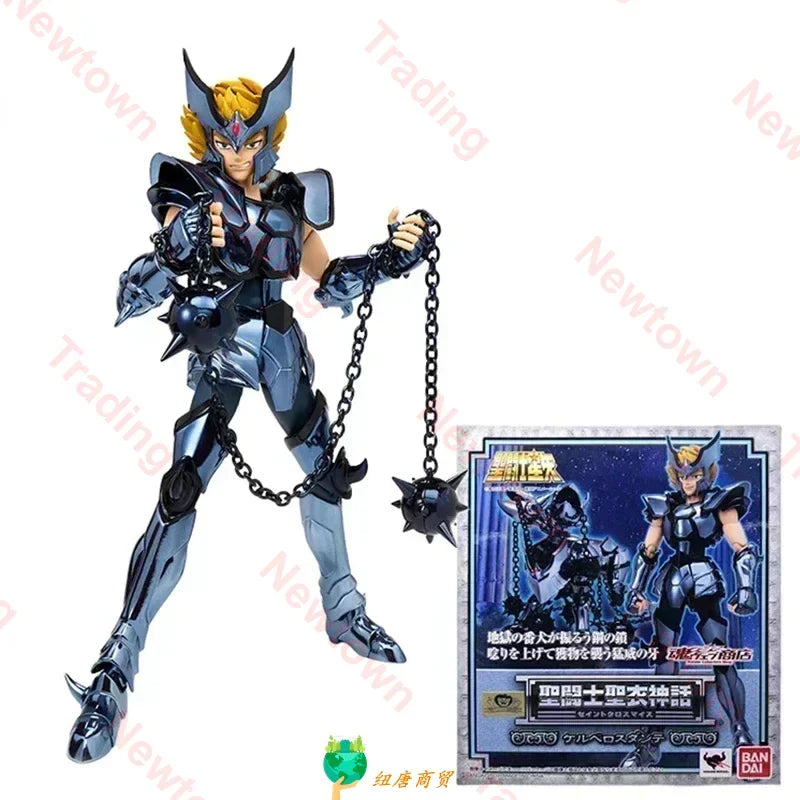 Bandai in stock Saint Seiya Anime Character Saint Cloth Myth EX Krishna Dante Siegfried Action Figure Toy Children's Gift