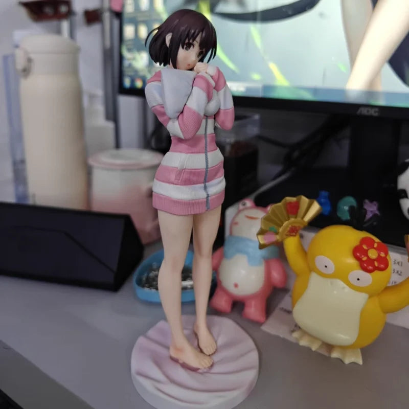 In Stock SEGA Luminasta Saekano The Movie Finale Megumi Kato Pajamas Ver Anime Figure Action Model Collectible Toys Gift