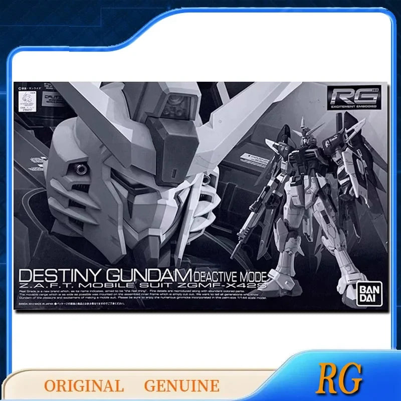 Bandai Original Genuine RG STRIKE FREEDOM JUSTICE DESTINY GUNDAM ZGMF-X09A-X10A-X20A-X42S Anime Action Figures Assembly Model