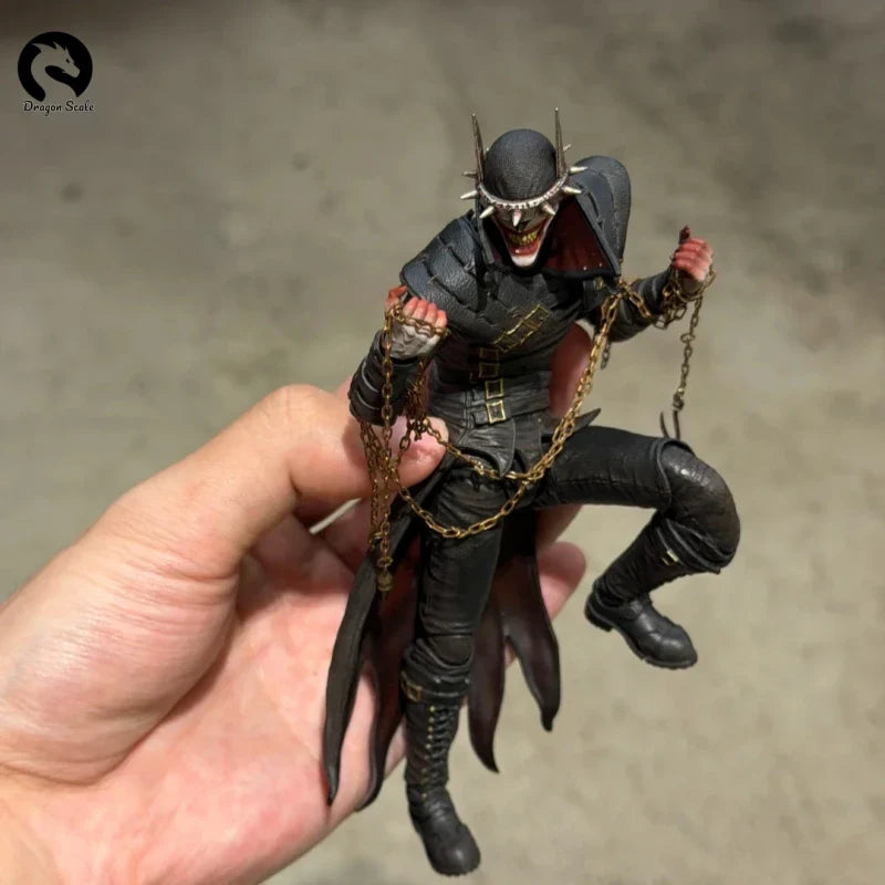 Auf Lager Original LPZZ UPFinegures Dark Nights Metal The Batman Who Laughs Laughing Bat Actionfigur Sammlerstücke Geschenke