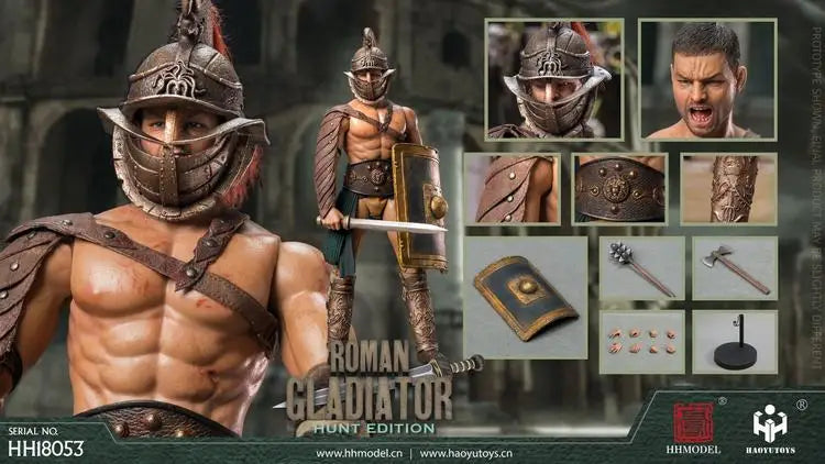 HHMODEL & HAOYUTOYS HH18053 1/6 Kaiserliche Legion Römische Gladiatoren Jagd-Edition Komplettset 12'' Actionfigur Modell Spielzeug auf Lager