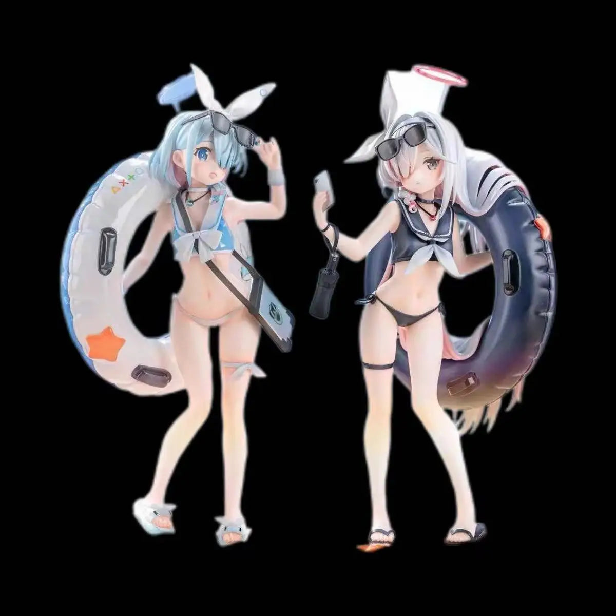 Blue Archive The Animation Arona Prana Figure Swimwear Arona Prana With Swim Ring Figurine Model Statue Doll Collection Toy Gift